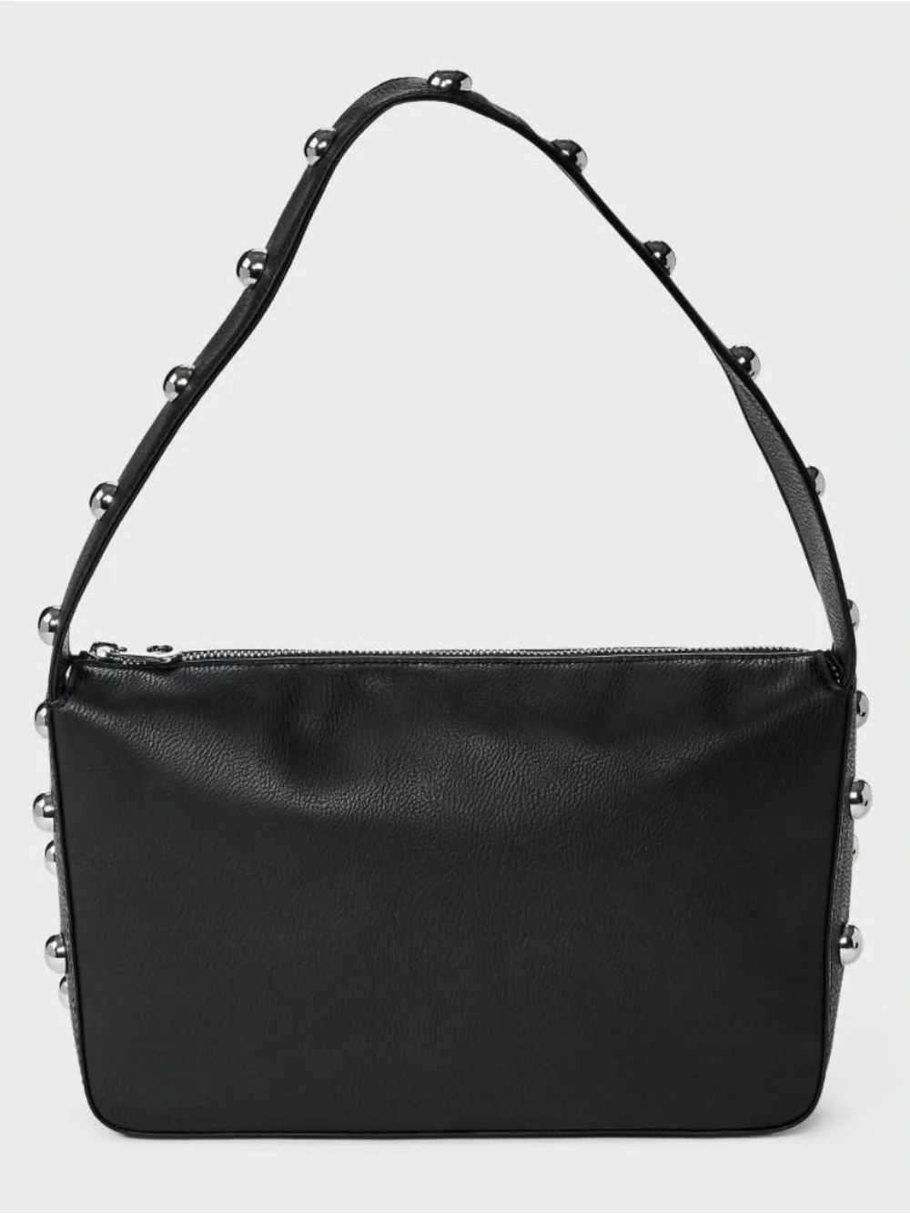 Universal Thread Black Shoulder Bag with Silver Studs